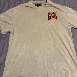 Reason Men's Gray Burn Bright Tee